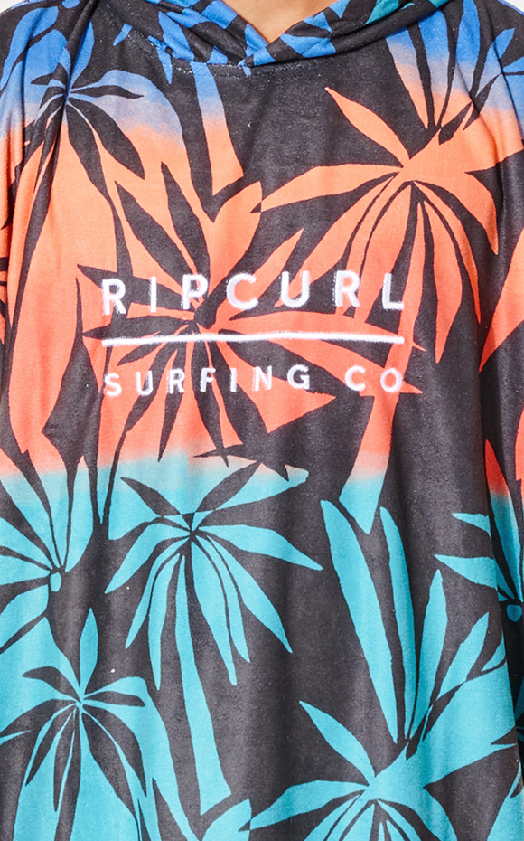Rip Curl Mix Up Print Hooded Towel Poncho