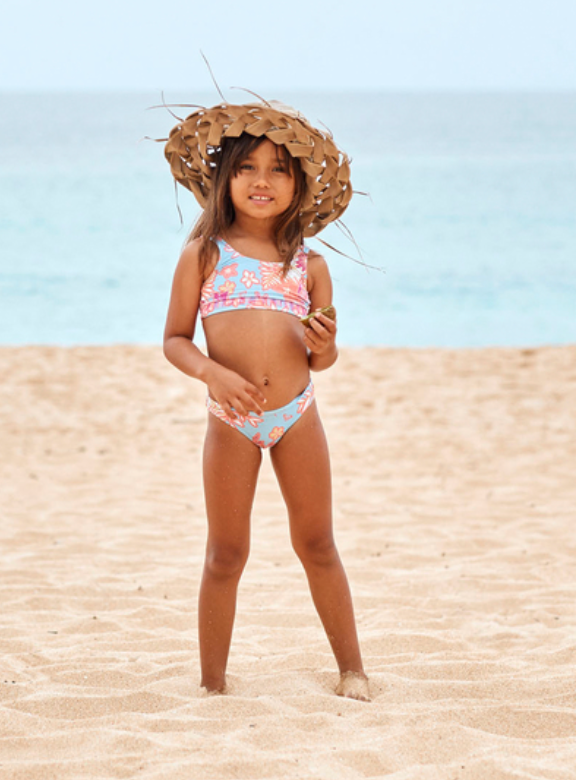 Roxy Funny Childhood - Bralette Bikini Set for Girls 2-7