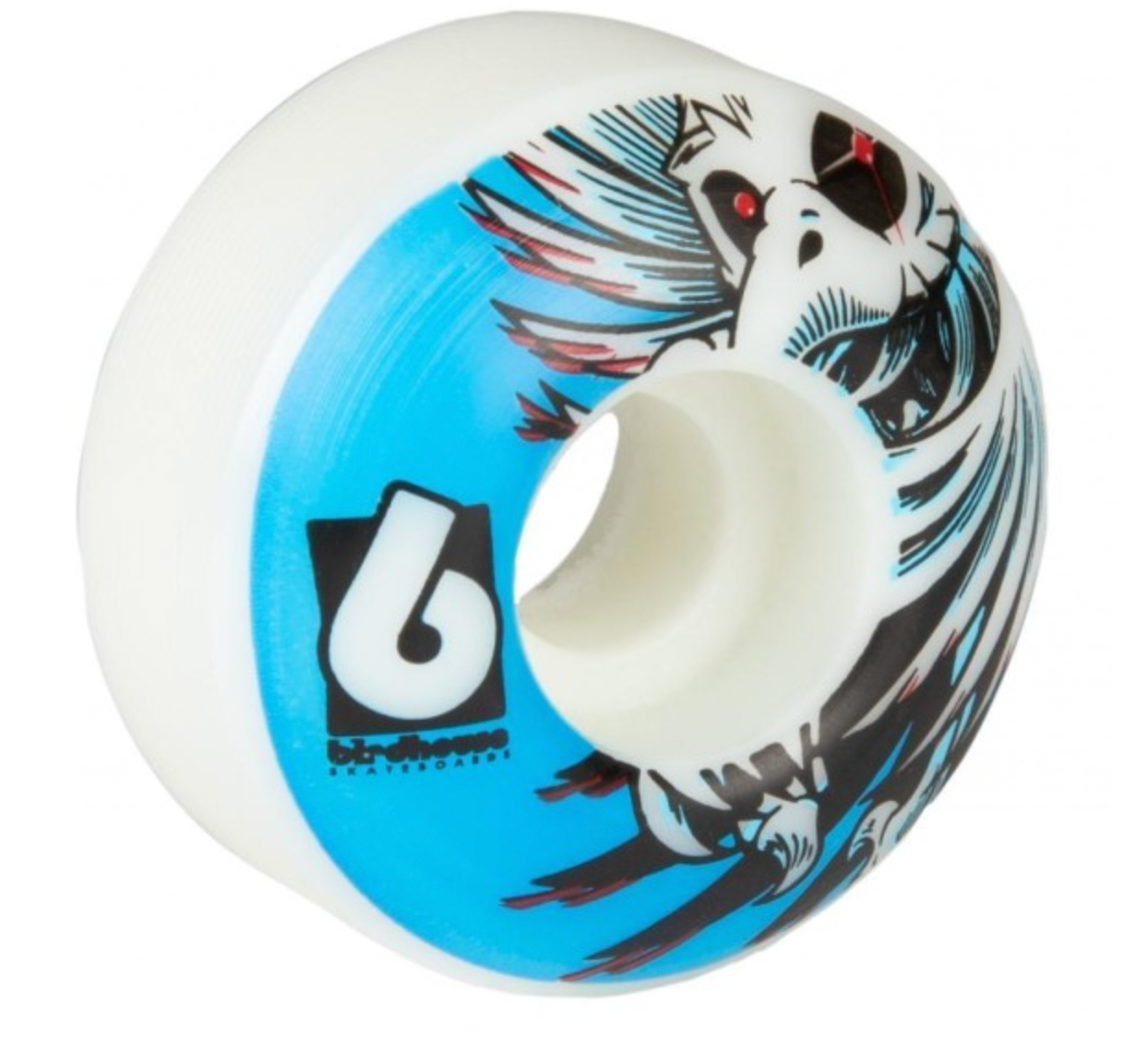 Birdhouse Skateboard Wheels Hawk Spiral White 52mm