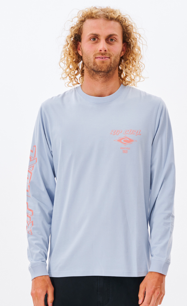 RIPCURL Fade Out Icon Long Sleeve Tee