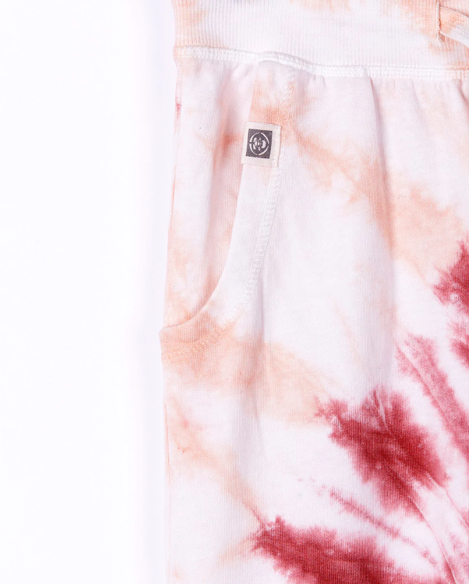 Noelle - Girls Tie Dye Jogger - Light Pink