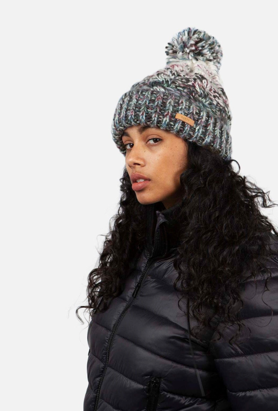 Barts Iska Beanie Cable Knitted Pom Beanie Women