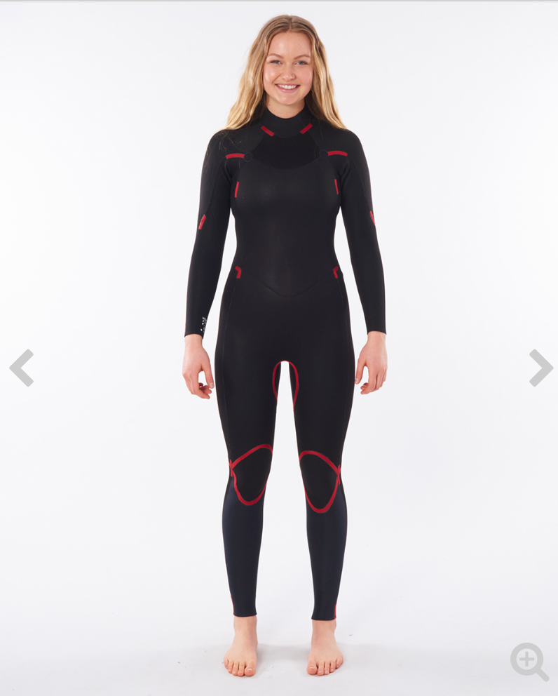 Ripcurl Womens Omega 3/2 Back Zip Wetsuit