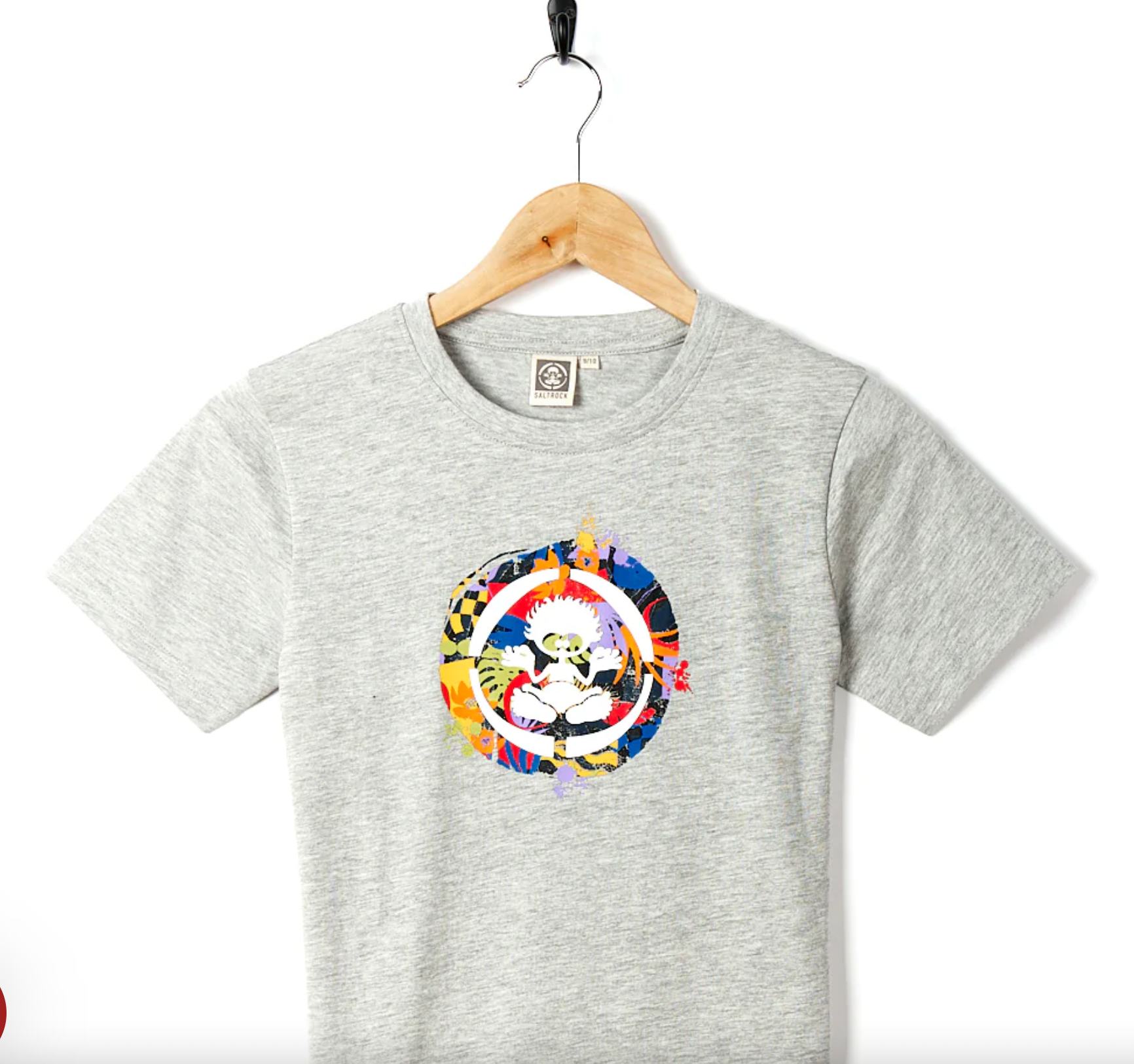 SALTROCK Target Pop - Kids Short Sleeve T-Shirt - Grey