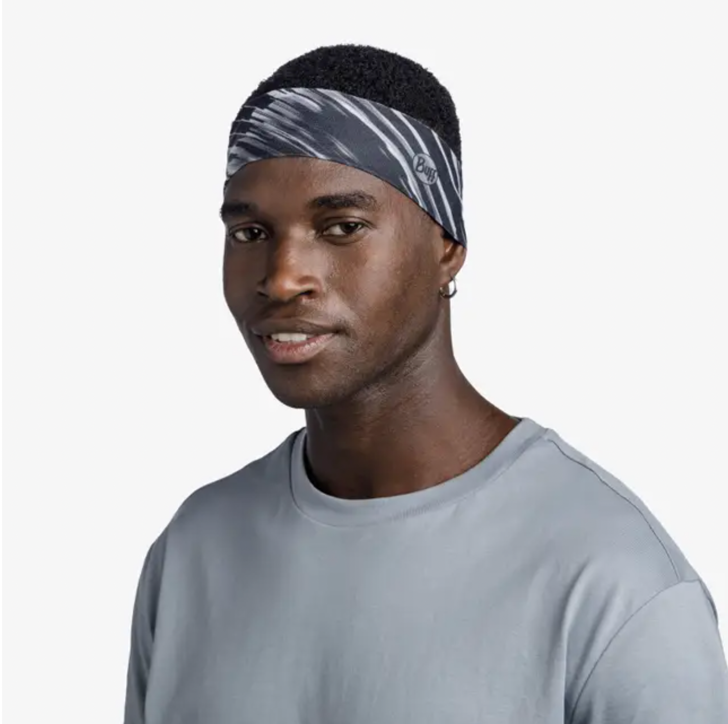 BUFF CoolNet UV® Slim Headband Graphite Jaru