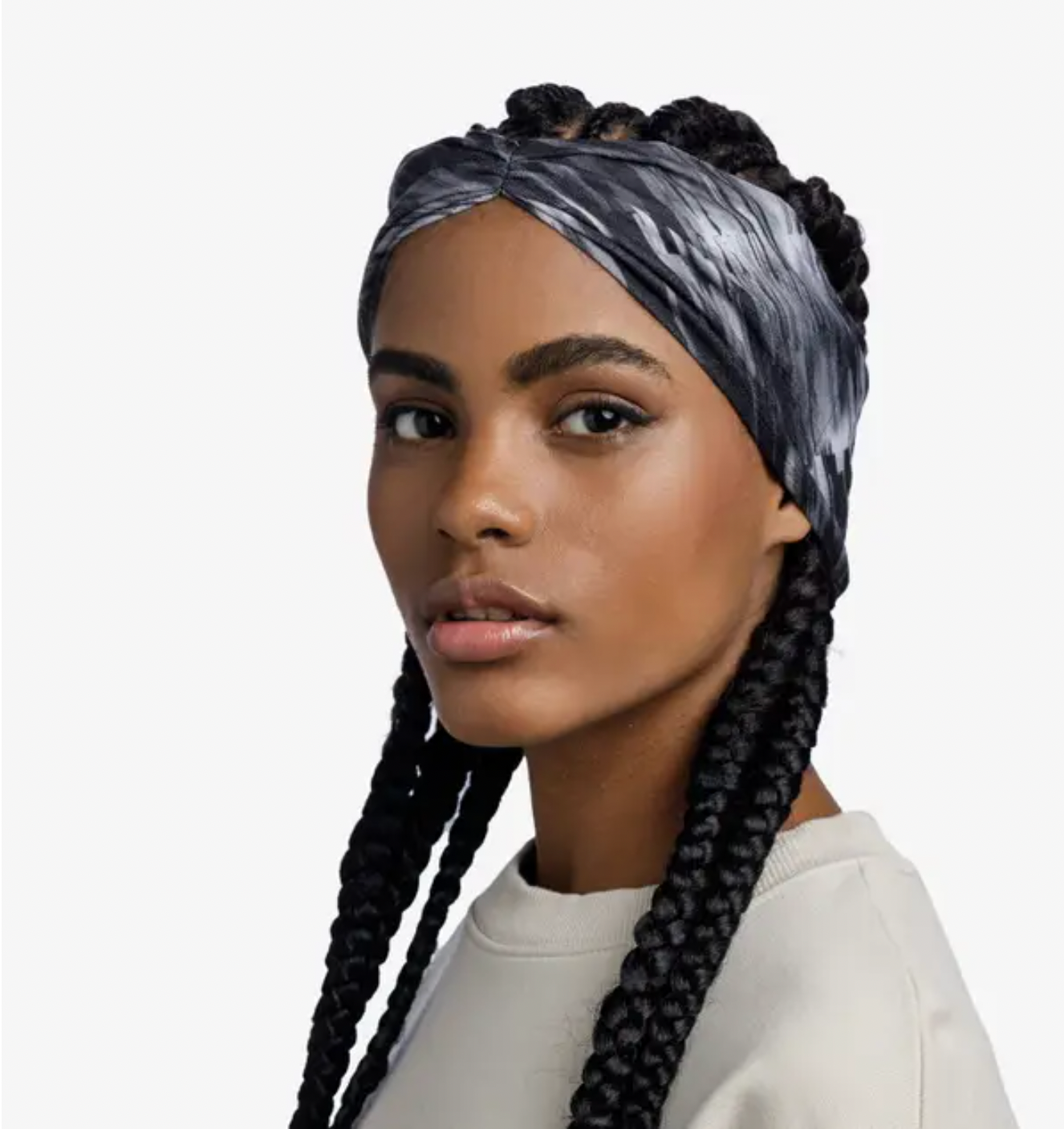 BUFF CoolNet UV® Ellipse Headband Graphite Jaru
