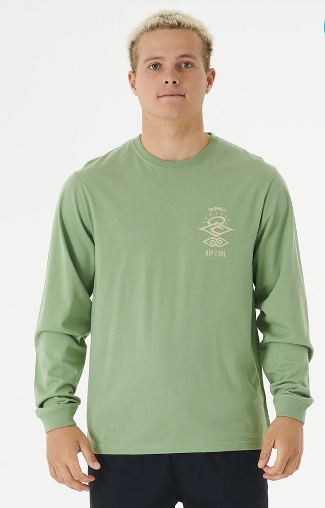 RIPCURL Search Icon Long Sleeve Tee