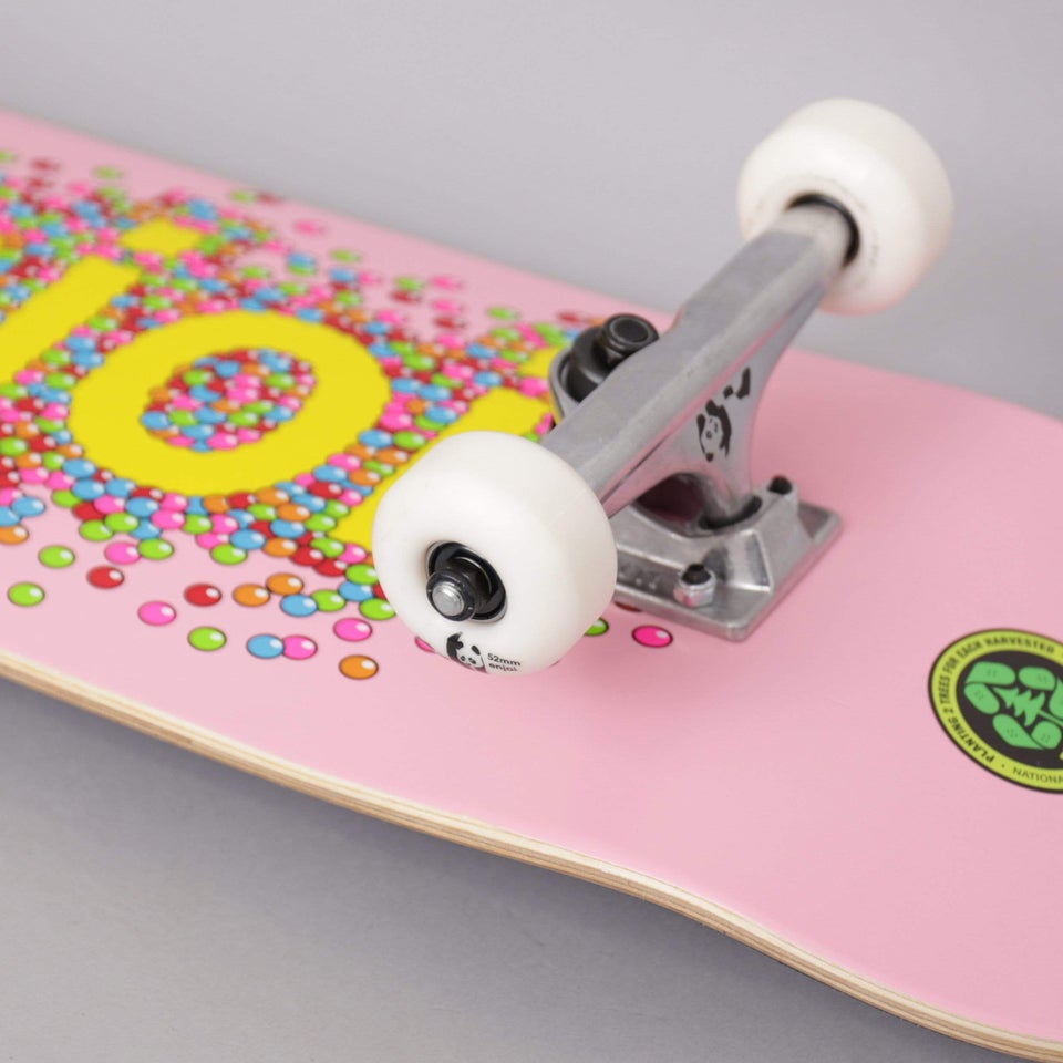 Enjoi Candy Coated Complete Skateboard - 8.25 Pink