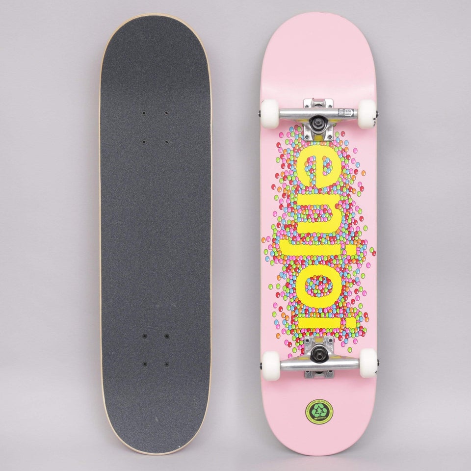Enjoi Candy Coated Complete Skateboard - 8.25 Pink