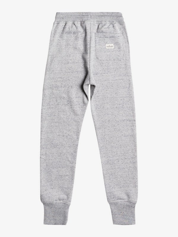 Quiksilver Boys Easy Day Slim Tracksuit Bottoms - Light Grey Heather