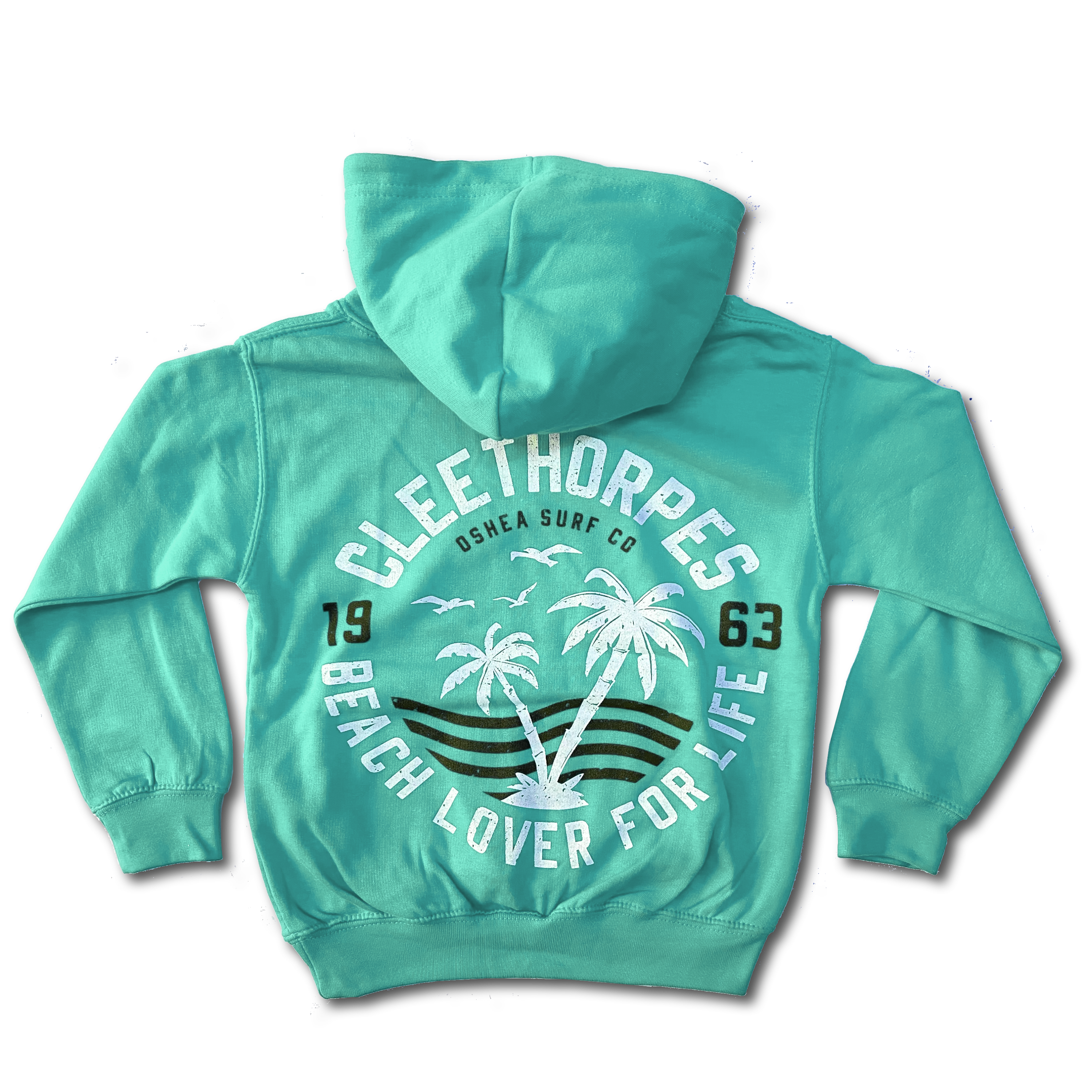 Cleethorpes Seaglass Kids Hoody - Beach Lover