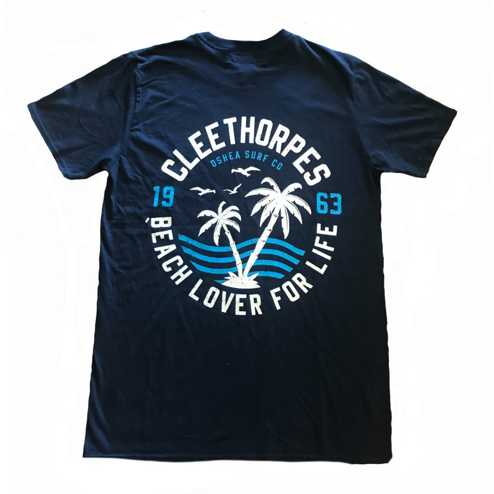 Cleethorpes "Beach Lover" T-Shirt - Navy