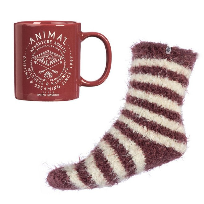 Animal Women's Staycation Mug & Sock Set